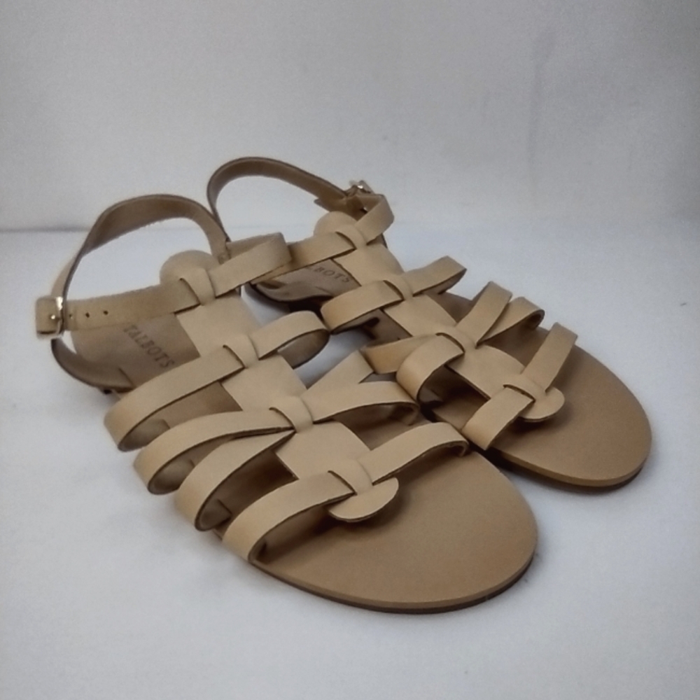 Talbot's women's tan color strappy sandals size (8.5)